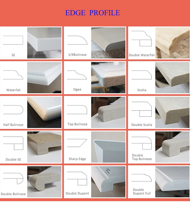 Wholesale Polished Kitchen Countertops Vanity Top Quartz Stone Slab with Small Grain